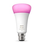 Philips Hue B22 A67 Colour Bluetooth Bulb (15W/100W Equivalent)