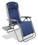 Quest Leisure Ragley Pro Relaxer Camping / Garden Chair with Side Table