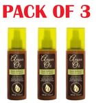 Argan Oil Heat Defence Spray Leave in with Moroccan Argan Oil 150ml (Pack of 3)