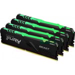 Kingston FURY Beast RGB DDR4 3000 MHz CL15 32 Gt -minnesmodulpaket