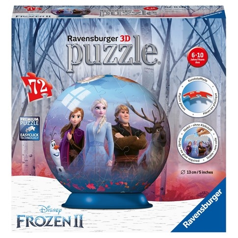 72 Teile Ravensburger 3D Puzzle Ball L.O.L Ball 11162 Surprice 