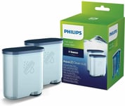 GENUINE AQUA CLEAN.CALC WATER FILTER PHILIPS LatteGO For EP3246/70 Pack OF 2