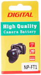 Amsahr Batterie de rechange pour appareil photo numérique et caméscope pour Sony NP-FT1, Cyber Shot DSC-L1 (l'emballage peut varier)