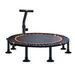 OFFA Trampette For Adults Children Kids, Round Fitness Trampoline 48 Inch, Foldable, Rebounder Exercise Height-adjustable Handle, Jumping Trampoline For Indoor/Outdoor Max Load 771lbs