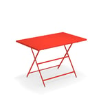 EMU - Arc en Ciel Folding Table 110 cm, Scarlet Red