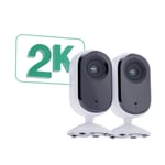 Arlo Essential 2K Indoor valvontakamera 2 kpl