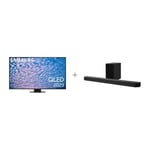 Samsung Q80C 65" 4K QLED TV + HW-Q700D 3.1.2 Dolby Atmos Soundbar -tuotepaketti