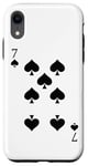iPhone XR Seven of Spades - Funny Easy Halloween Costumes Front & Back Case
