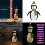 Dekorativ pingvin med LED lyxigt tyg 120cm - Pingvin - Dekoration - Home & Living