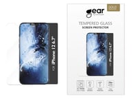 iPhone 12 Pro Max | GEAR Härdat Glas Skärmskydd 2.5D Full Cover - Clear - TheMobileStore iPhone 12 Pro Max tillbehör