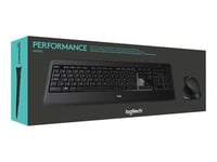 Logitech MX900 Performance - Ensemble clavier et souris sans fil Bluetooth 4.0 Allemand