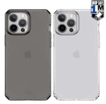 Cirafon Nano Clear Duo Tansparant/grey For Iphone13 Pro Max Iphone 13 Gjennomskinnelig Sort