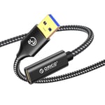 ORICO Câble Adaptateur USB C Femelle vers USB 3.0 Mâle USB A vers 10 Gbit/s USB3.2 Gen 2, USB A vers USB C Femelle pour USB 3.2 Gen1/USB3.1 Gen2 Compatible avec Téléphone Portable Type-C, iPad 0,3 m