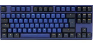 Ducky One 2 Horizon TKL tastatur USB Nordisk Sort, Blå