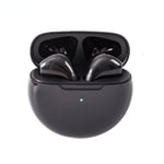 Original Pro 6 TWS Casque sans fil Fone Écouteurs Bluetooth Casque stéréo Mini In Ear Charging Box Écouteurs pour téléphone portable-noir