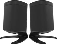 ONE, ONE SL & Play:1 Desk Stand, Twin Pack, Black, Compatible with Sonos ONE &