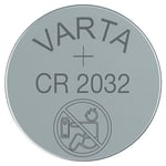 Cr 2032 - Single-use battery - CR2032 - Lithium - 3 v - 2 pièces - 230 mAh - lot de 10 soit 20 piles (06032 101 402 pack) - Varta