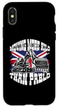 iPhone X/XS UK England Flag Patriotic Construction Backhoe Operator Tee Case