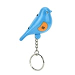Wireless Whistle Key Finder Bird Key Finder Voice Control Keychain Anti-Lost Smart item Tracker for Phone Remote Cat Pet(blue)