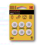 Kodak Max lithium CR2016 / CR2025 / CR2032
