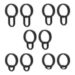 5 Pairs Silicone Ear Tips for Sony LinkBuds WF-L900 Earphones Wingtips Black