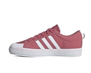adidas Women's Bravada 2.0 Lifestyle Skateboarding Canvas Shoes Fitness, Pink strata/Cloud White/Almost Pink, 5 UK