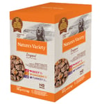 Mixpaket Nature's Variety Original Paté No Grain Medium/Maxi Adult 300 g - Mix 3 sorter (16 x 300 g)