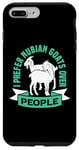 Coque pour iPhone 7 Plus/8 Plus Chèvre nubienne, maman, fermière, nourriture, animal en peluche, chèvre nubienne