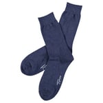 Topeco Strumpor Men Classic Socks Plain Blå Strl 39/41 Herr