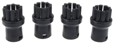 4 x Steam Cleaner Round Brush Nozzle For Karcher SC1010 SC1020 SC1030 DE4002