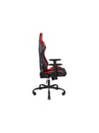 Deltaco GAMING Gaming Chair Black/Red Gamer Stol - Aluminiumsramme - Op til 90 kg