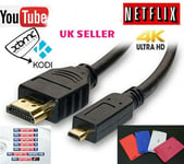 HDMI CABLE FOR Canon PowerShot S110 /S120/S200/SX160 IS