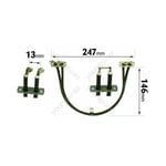 Bosch Replacement Fan Oven Element Cooker Heating Element (1700w)