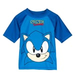 Bade T-shirt Sonic Mørkeblå 3 år
