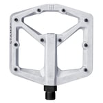 Crank Brothers Stamp 2 Pedals - Platform Aluminum 9/16 Raw Silver Large