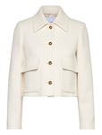 Tweed Jacket With Buttons Cream Mango