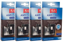 4 BOXES Melitta Anti Calc Descaler Powder Espresso Coffee Machines MEL6545499x4