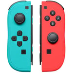 Qumox Remplacement Manette De Jeu Joy-Con Gauche Et Droit Contrôleurs Pour Nintendo Switch A
