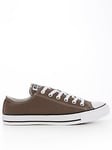 Converse Mens Ox Trainers - Dark Grey, Charcoal/White, Size 6, Men