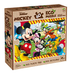 Liscianigiochi- Disney Eco Puzzle DF Mickey Mouse 60, 91850, Non Applicable