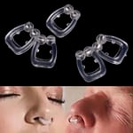 Silicon Magnetic Snore Control Stop Help Sleep Snoring Nose Clip 5pcs
