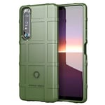 Hülle® Firmness and Flexibility Case Compatible for Sony Xperia 1 III(Army Green)