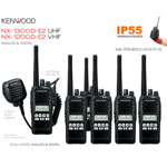 Kenwood NX1300D-E2 (UHF) og NX1200D-E2 (VHF) DMR radio (6 pack)