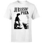 Jurassic Park Isla Nublar Punk Men's T-Shirt - White - 5XL