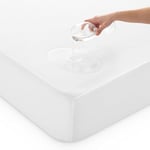 Todocama 3005 Protège-Matelas réglable en Tissu éponge imperméable et Respirant pour lit de 80 x 190/200 cm