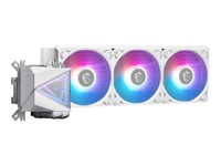 Msi Mag Coreliquid I360 - Kylsystem Med Vätska Till Processorn - Elementstorlek: 360 Mm - (För: Lga1150, Lga1151, Lga1155, Lga1156, Lga1200, Lga1700, Am4, Am5) - Koppar - 120 Mm - Vit