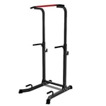 VOUNOT Power Tower, Dip Station Pull Up Bar for Home Gym Strength Training, Workout Equipment, Black