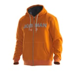 Jobman Hoodie Vintage Logo 5154 Orange/MGRÅ XXL 65515438-3098-8