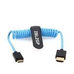 Cable HDMI 2.1 8K pour Blackmagic Pocket Cin¿¿ma Cam¿¿ras Moniteur TV PS5 ATOMOS Ninja V Portkeys HDMI Splitter Cable num¿¿rique Cordon