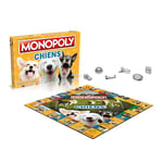 Winning Moves - Monopoly Chiens - Jeu de société - Jeu de Plateau - A partir de 8 ans - 2 à 6 joueurs - Version française
